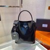 Replica Prada 1BA212 Medium Saffiano Leather Prada Panier Bag Black