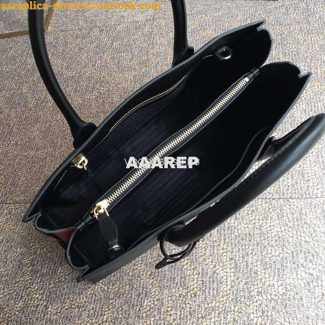Replica Prada 1BA153 Large Saffiano Leather Handbag in Black 5 Replica Prada 1BA153 Large Saffiano Leather Handbag in Black 5