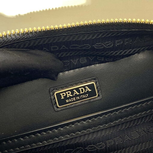 Replica Prada 2VH070 Saffiano Gold leather Prada Brique bag 8