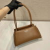 Replica Prada 1BA368 Leather mini-bag Bag White 9