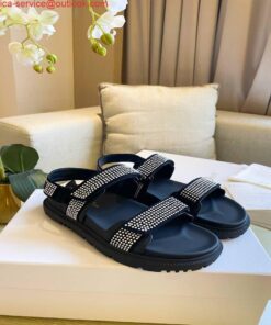 Replica Dior Women’s Slippers Designer Dior Sandals Flats Shoes D81190 2