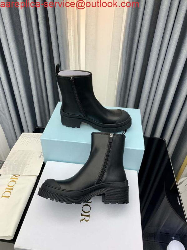 Replica Dior Women’s Shoes – Dior Symbol Ankle Boot – KCI770VSO_S900 – Black 6