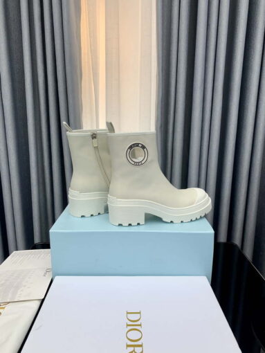 Replica Dior Women’s Shoes – Dior Symbol Ankle Boot – KCI770VSO_S900 – White 7
