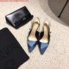 Replica Dior Women’s Shoes Dway Heeled Slide Metallic Thread Strass KCQ244LCS Gold 9