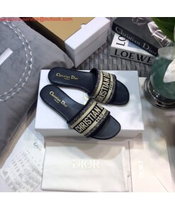 Replica Dior Women’s Slippers Designer Dior Sandals Flats Shoes D81211