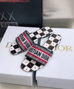 Replica Dior Women’s Slippers Designer Dior Sandals Flats Shoes D81208 2