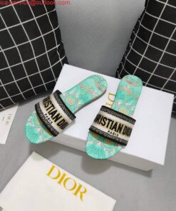 Replica Dior Women’s Slippers Designer Dior Sandals Flats Shoes D81201
