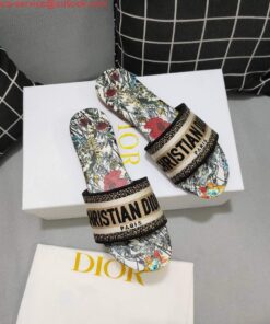 Replica Dior Women’s Slippers Designer Dior Sandals Flats Shoes D81200