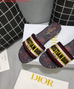 Replica Dior Women’s Slippers Designer Dior Sandals Flats Shoes D81199