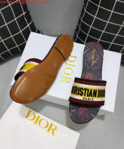 Replica Dior Women’s Slippers Designer Dior Sandals Flats Shoes D81199 2