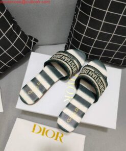 Replica Dior Women’s Slippers Designer Dior Sandals Flats Shoes D81198 2