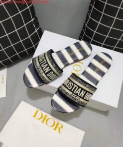 Replica Dior Women’s Slippers Designer Dior Sandals Flats Shoes D81197 2