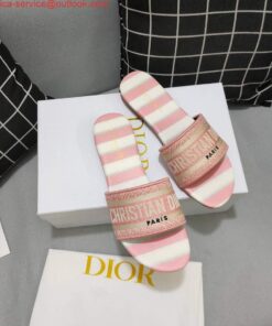 Replica Dior Women’s Slippers Designer Dior Sandals Flats Shoes D81196