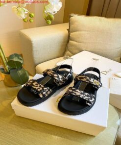 Replica Dior Women’s Slippers Designer Dior Sandals Flats Shoes D81193