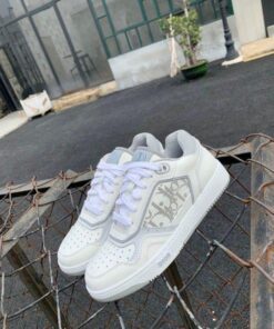 Replica Dior 3SN272 B27 Low Top Sneaker White Smooth Calfskin