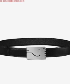Replica Hermes Black A Cheval Belt Buckle 32 MM Reversible Leather