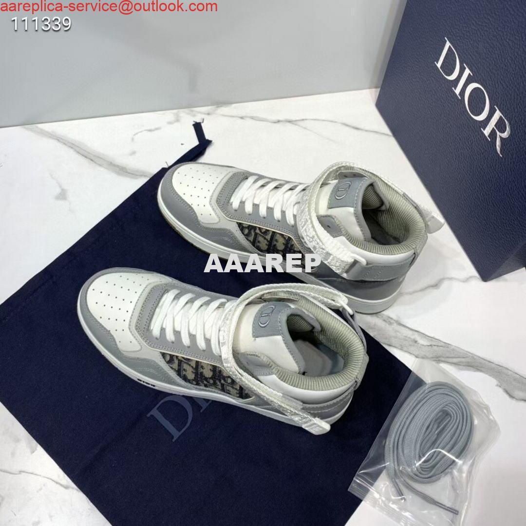 Replica Dior 3SH132 B27 High Top Sneaker Beige Calfskin With Oblique Jacquard 5 Replica Dior 3SH132 B27 High Top Sneaker Beige Calfskin With Oblique Jacquard 5