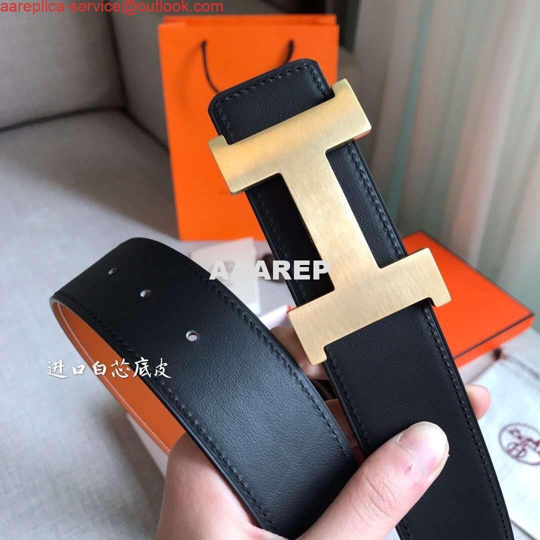 Replica Hermes Constance 2 Belt Buckle & Gold/Noir Swift 42MM Strap 2 Replica Hermes Constance 2 Belt Buckle & Gold/Noir Swift 42MM Strap 2