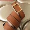 Replica Hermes Oscar Buckle 40 MM Belt Brown Reversible Leather