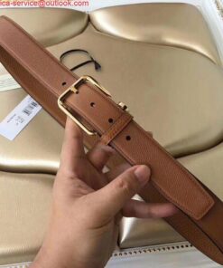 Replica Hermes Lennox 40 MM Belt In Brown Epsom Leather 2