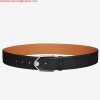 Replica Hermes Brown Licol 40 MM Reversible Leather Belt 10