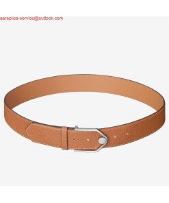 Replica Hermes Brown Licol 40 MM Reversible Leather Belt