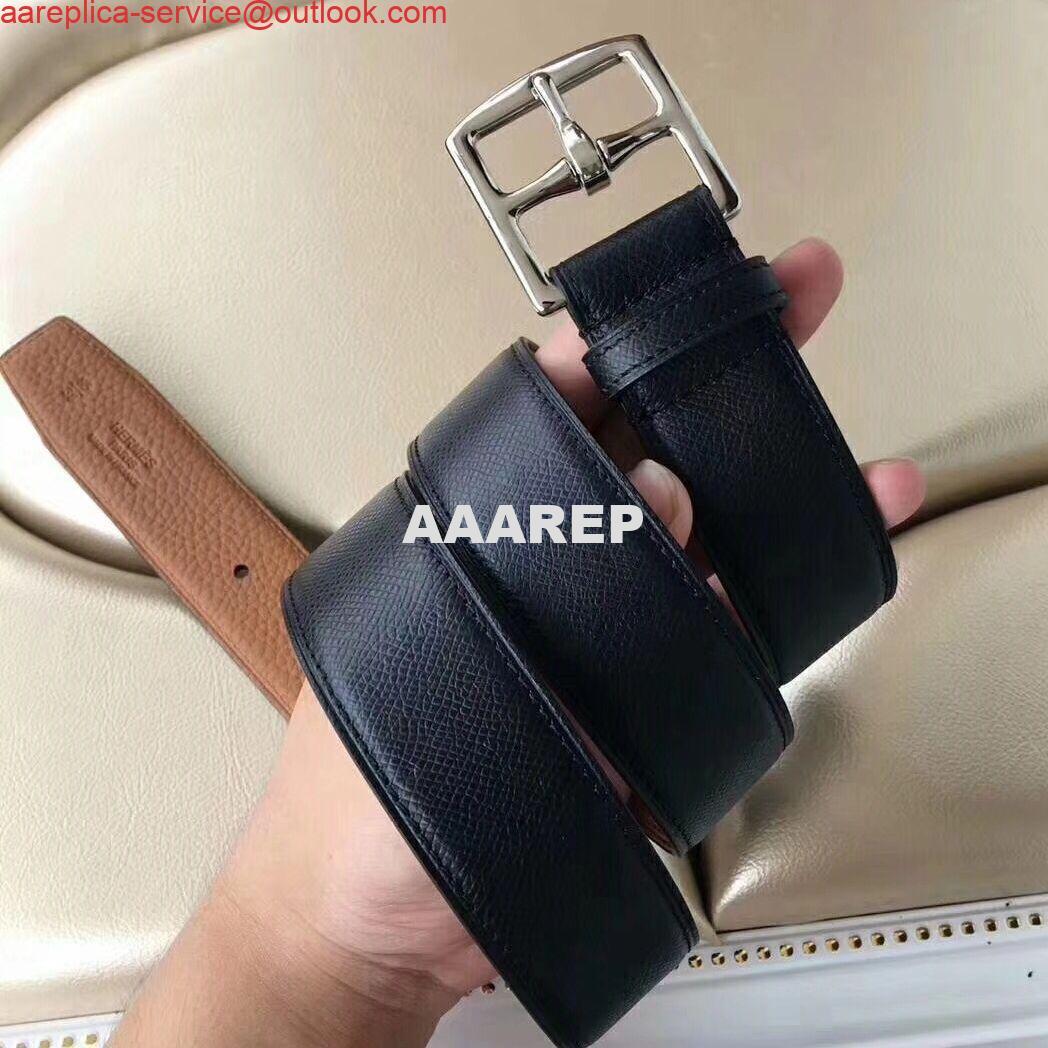 Replica Hermes Etriviere 40 Belt In Black Epsom Leather Replica Hermes Etriviere 40 Belt In Black Epsom Leather