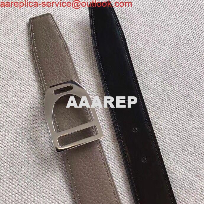 Replica Hermes Etrier Buckle Belt & Taupe Clemence 32 MM Strap 7 Replica Hermes Etrier Buckle Belt & Taupe Clemence 32 MM Strap 7