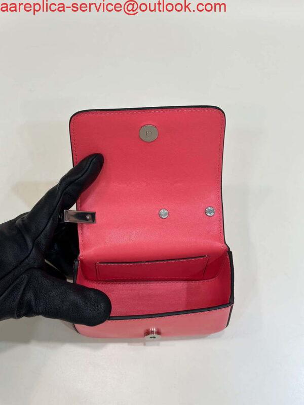 Replica Fendi 7AS173 Fendi First Sight Red leather Nano bag 6