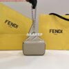 Replica Fendi 7AS173 Fendi First Sight Gray leather Nano bag