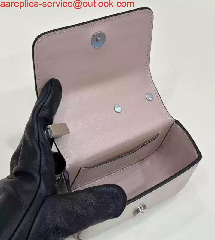 Replica Fendi 7AS173 Fendi First Sight Light Pink leather Nano bag 8