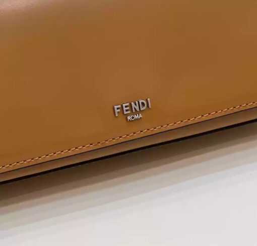 Replica Fendi 8BS072 Fendi First Sight Brown leather mini bag 6