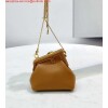 Replica Fendi O'Lock Swing Camellia leather pouch 8BS068 Black 9