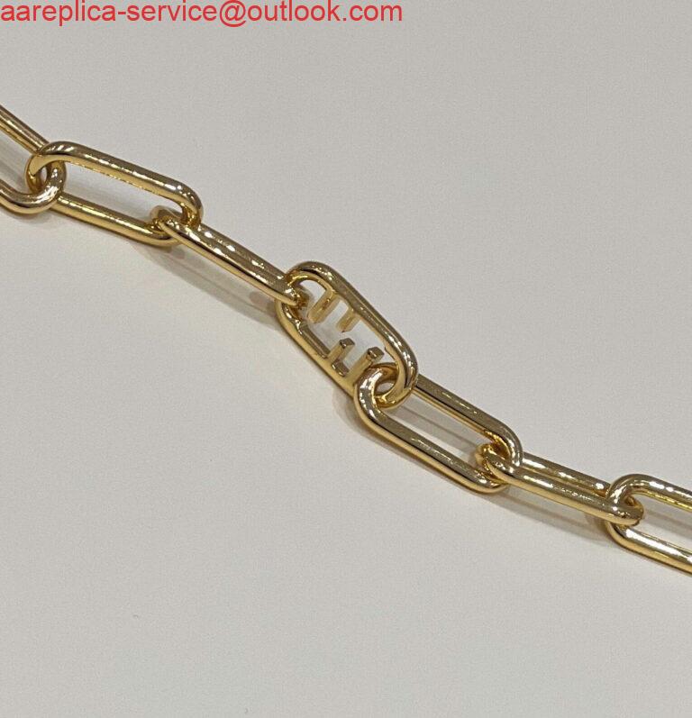 Replica Fendi Handbag Custom metal chain Shoulder Strap F10052 Gold 5