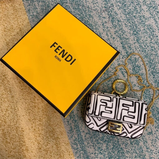 Replica FENDI 6801 Monogram Casual Style Street Style Collaboration 2WAY Chain Bag 8