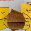 Replica Fendi First Small Sheepskin Bag 8BP129 Tan 9