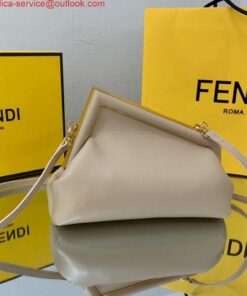 Replica Fendi FIRST Small Bag 8BP129 Light Pink Leather