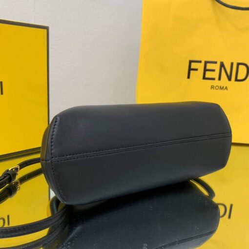 Replica Fendi FIRST Small Bag 8BP129 Black Leather 8