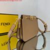 Replica Fendi Touch Beige leather Bag 8BT349