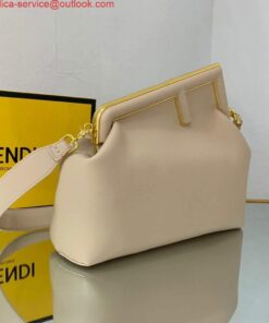 Replica Fendi FIRST Medium Bag Light Pink Leather 8BP127 2