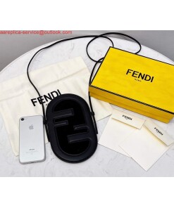 Replica Fendi 8526 Phone Shoulder Bag Black