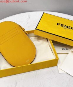 Replica Fendi 8526 Phone Shoulder Bag Yellow 2