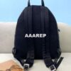 Replica Fendi 2381 Backpack Black Fendi Nylon Shoulders Backpack 7VZ042 Black with red