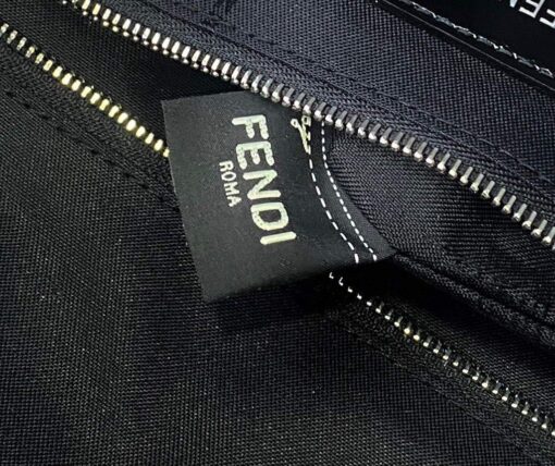 Replica Fendi 2381 Backpack Black Fendi Nylon Shoulders Backpack 7VZ042 Black 7