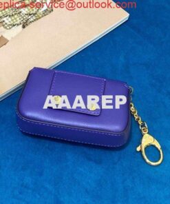 Replica Fendi 7AR844 Nano Baguette Charm Purple Nappa Leather