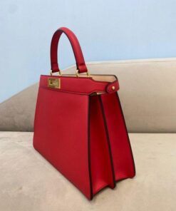 Replica Fendi 70193 Peekaboo ISEEU MEDIUM Red Leather Bag