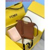 Replica Fendi 70193 Peekaboo ISEEU MEDIUM Brown Leather Bag