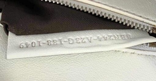 Replica Fendi 5510S Peekaboo Iconic Essentially White Leather Bag 6