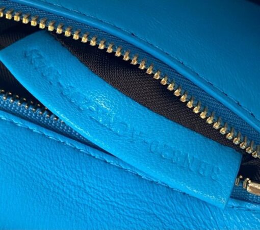 Replica Fendi 8BN320 Peekaboo ICONIC XS Blue Nappa Leather 8328 Bag 6