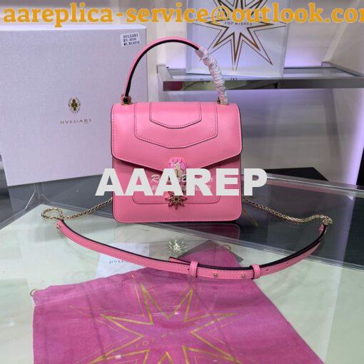 Replica Bvlgari Serpenti Forever Flap Cover Bag "Pop Wishes" 287559 Co